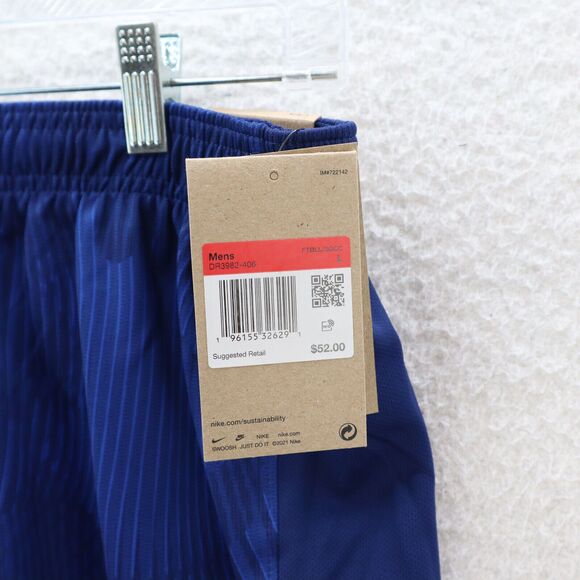 Nike USA Soccer Team Shorts Men's Large Blue 2022/23 Stadium Away Dri-FIT Sports - Picture 9 of 13